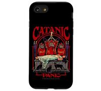 Catanic Panic Satanic Cat Retro Vintage Funny Adult Humor Coque pour iPhone SE (2020) / 7/8