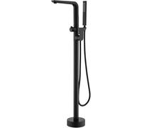 CATANK Freestanding Bath Tap Black Hot and Cold Freestanding Bath Taps Floor Mounted Brass
