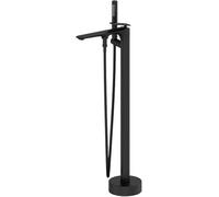 CATANK Freestanding Bath Tap Black Hot and Cold Freestanding Bath Taps Floor Mounted Single Handle
