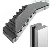 CATANK Garde-Corps d'escalier intérieur en Verre et Acier Inoxydable - Balustrade Moderne pour Maisons, hôtels et Bureaux - Solution élégante et sécurisée pour la décoration et la sécurit