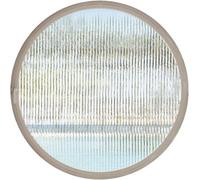CATANK Hublots Ronds rotatifs en Verre - Hublots de Ventilation rotatifs à 360° en Alliage d'aluminium Hublot Rotatif avec hublot Rond en Verre trempé (Blanc)