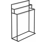 CATANK Présentoir à vêtements, présentoir à ceintures, support de rangement à 3 niveaux en métal, présentoir à cravates pour hommes d'affaires pour studio/magasin de vêtements, boutiques,