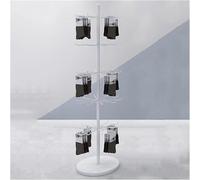 CATANK Présentoir de Chaussettes de Porte-vêtements sur Tringle à vêtements, présentoirs de vêtements Multicouches rotatifs au Sol avec Base, présentoir de Pendentif de Bijoux en Fer pour