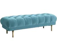 CATANK Tabouret de lit, Tabouret Ottoman, Banc à Chaussures, Banc de Test pour Magasin de Chaussures, Tabouret Long pour canapé, entrée de Chambre, Magasin de vêtements (Couleur : Bleu, t
