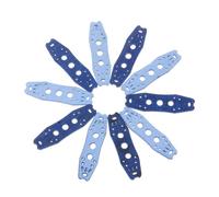 Catapulte En Cuir Microfibre, Sacs En Cuir, Fronde Plate, Bande En Caoutchouc, Poche Utilisée Pour La Chasse, 2 Mm D'épaisseur, 10 Pièces