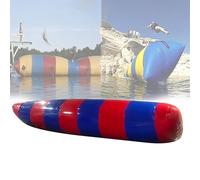Catapulte Gonflable for l'eau, Sac Gonflable for Le Saut sur Le lac, Jouet d'extérieur avec Pompe à air, adapté aux Adultes et aux Enfants(3M*5M)