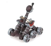 Catapulte Médiévale Rouge Jouet Enfant Collection Fantastique Dès 3 Ans | Jeu créatif bataille de chevaliers | accessoire de siège à actionner soi-même par le jeune stratège en herbe | idée cadeau