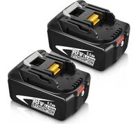 Catastro 2X Batterie 18V 5.0Ah de Remplacement pour Makita Batterie 18V BL1860B BL1860 BL1850B BL1850 BL1840B BL1840 BL1835 BL1820 BL1815196399-0 196673-6 avec indicateur LED