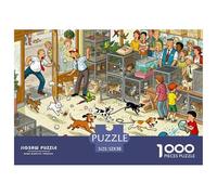 Catastrophe du Jour d'adoption au Magasin de Animaux Puzzle en Bois Imperméable Puzzles De 1000 Pièces pour Adultes Coloré De Décoration pour La Maison