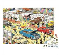 Catastrophe du Salon des Voitures d'Époque Puzzle en Bois Imperméable DIY Puzzles De 1000 Pièces pour Adultes Amusant De Décoration pour La Maison