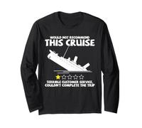 Catastrophe d'un Navire Vintage pour Les passionnés d'histoire du Titanic Dark Humor Manche Longue