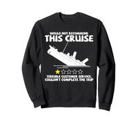 Catastrophe d'un Navire Vintage pour Les passionnés d'histoire du Titanic Dark Humor Sweatshirt