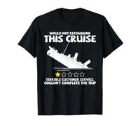 Catastrophe d'un Navire Vintage pour Les passionnés d'histoire du Titanic Dark Humor T-Shirt