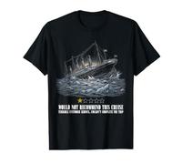 Catastrophe d'un Navire Vintage pour Les passionnés d'histoire du Titanic Dark Humor T-Shirt Graphique avec Valeur