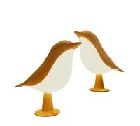 CATAVANA - Lot de 2 Lampes de Nuit Tactiles Oiseau - Rechargeables USB - LED - 6W, 3 Couleurs Ajustables (3000K-6000K) - Variateur d’Intensité - ABS+PC - Autonomie 8-10h - Non Étanche - Blanc
