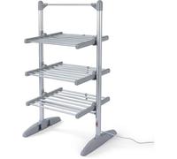 CATAVANA-Sèche-Linge Electrique, Etendoir Pliant d'Intérieur - Matériau: Alliage en Aluminium - 3 étagères