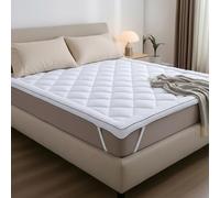 CATAVANA - Surmatelas Confort 180x200 cm - Microfibre Respirante, Hypoallergénique et Anti-acariens - Garnissage 1000g - Base Antidérapante avec Bandes Élastiques - Idéal pour 2 Personnes