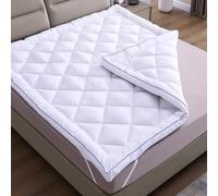 CATAVANA - Surmatelas Confort 80x200 cm - Microfibre Respirante, Hypoallergénique et Anti-acariens - Garnissage 1000g - Base Antidérapante avec Bandes Élastiques - Idéal pour 1 Personne