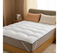 CATAVANA - Surmatelas Nuage 140x200 cm - Microfibre Hypoallergénique - Respirant et Anti-Acariens - Parfait pour Matelas Double, Clic-Clac et Convertible.