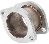 Catback -Tuyau d'échappement -Muffler 3 en bride à vis en acier inoxydable pour ID 2