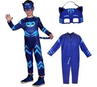 Ciao - Catboy costume déguisement garçon original PJ Masks Pyjamasques (Taille 3-4 ans) avec masque