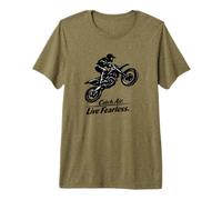 Catch Air Live Fearless Motocross T-Shirt Haut de Gamme