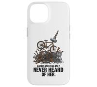 Catch and Release Never Heard of Her Magnet Fishing Humour Coque pour iPhone 14
