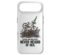 Catch and Release Never Heard of Her Magnet Fishing Humour Coque pour iPhone Air