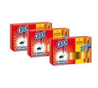 Catch - Catch Papier Tue-Mouches 4 rouleaux - Lot de 3 paquets