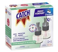 CATCH CONTROL Recharges liquides Répulsif Maxi Format 2 x 45 Nuits