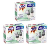 CATCH CONTROL Recharges liquides Répulsif Maxi Format 2 x 45 Nuits (Lot de 3)