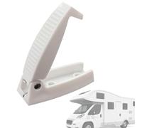 Catch De Porte pour - Bouchon De Porte Blanche ABS, Support De Remorque De Voyage, Attache De Porte De Caravane Clip De Verrou De Porte De Caravane | Crochet De Bagages pour L'accès, Blanc,