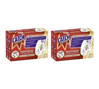 Catch Expert - Diffuseur Electrique Liquide Réglable Anti-Moustiques & Moustiques Tigres & Mouches - Lot de 2 (2x 45 Nuits)