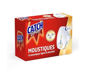 Catch Expert Diffuseur Réglable 45 Nuits Mode Max Anti-Moustiques Tigres | diffuseur, moustiques tigres, mode max, recharge incluse, protection longue durée, efficace fenêtres ouvertes,usage intérieur