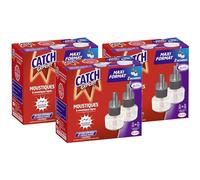 CATCH EXPERT Pack de 2 x 2 Recharges électriques 45 nuits