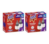 CATCH EXPERT Pack de 2 x 2 Recharges électriques 45 nuits