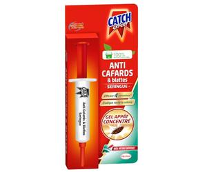 CATCH EXPERT Seringue Anti Cafards et Blattes, | Gel Appat, Efficace Ideal Recoins Difficiles, Elimine Colonie, Protection Maison, Anti Insectes Longue Duree Puissant, 10g