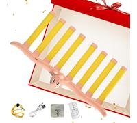 Catch Falling Sticks Game - 17.52 Inches Reaction Training | Interactive Reflex Toy - ABS Drop Stick Reaction Game For Hand Eye Coordination Family Bonding School Activities And Indoor Outdoor Play