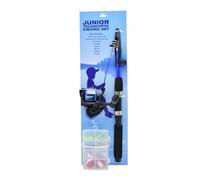 Catch Fishing Junior Telescopic Fishing Rod Set Canne à pêche Mixte Adulte, Bleu, Taille Unique