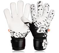CATCH & KEEP Gants de gardien de but pour enfant - Rouge - Taille 4 - Gants de gardien de but légers avec soutien du pouce et bandage de poignet plus épais
