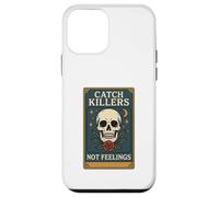 Catch Killers Not Feelings Skull Gothic Distressed Design Coque pour iPhone 12 Mini