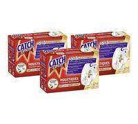 CATCH Lot de 3 Diffuseurs Electrique Mouches&Moustiques Reglable 45 nuits