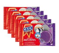 CATCH Lot de 5 Anti-Mites Lavande Crochets x2 - TP18