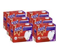CATCH Lot de 6 Diffuseurs électrique Moustiques Répulsif 45 nuits