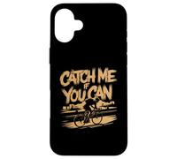 Catch Me If You Can Cycling | Équipement de vélo rétro Amusant Coque pour iPhone 16 Plus