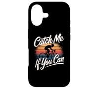 Catch Me If You Can Funny Cycling Citations Funny Cycling Memes Coque pour iPhone 17