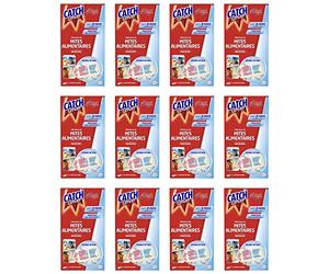 CATCH Méga pack x 12 Etuis de 3 Détecteurs Pièges Anti-Mites Alimentaires