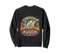 Catch Release Specialist Funny Bass Fishing Pêcheur Sweatshirt