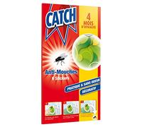Catch Expert Mouches - Autocollants Anti-Mouches Décoratifs (6 stickers) - Piège anti mouches sans odeur - Vert