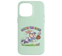 Catch The Eggs Funny Easter Bunny Plongée Catch Baseball Boys Coque pour iPhone 14 Pro Max